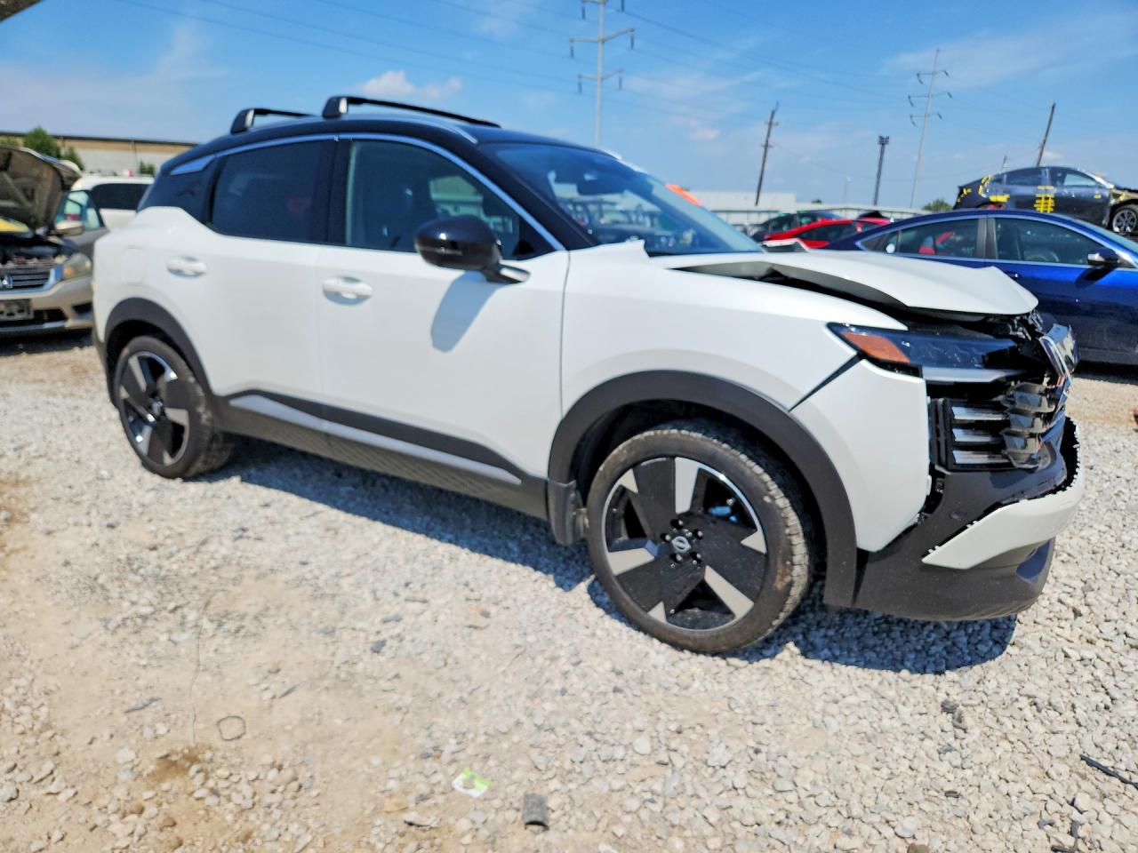 2025 Nissan Kicks Sr Белый vin: 3N8AP6DD2SL412706