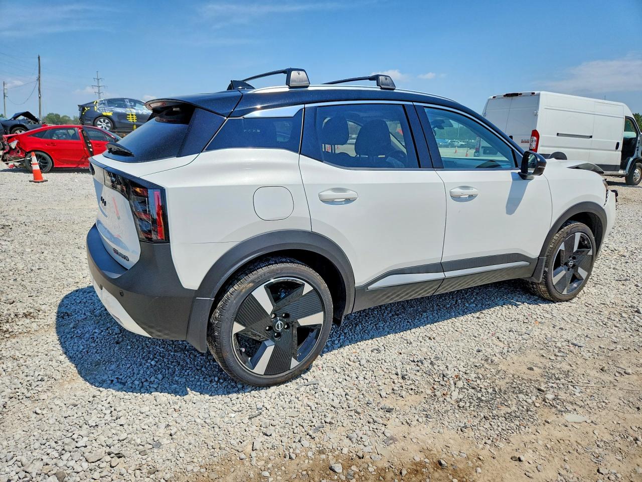 2025 Nissan Kicks Sr Белый vin: 3N8AP6DD2SL412706