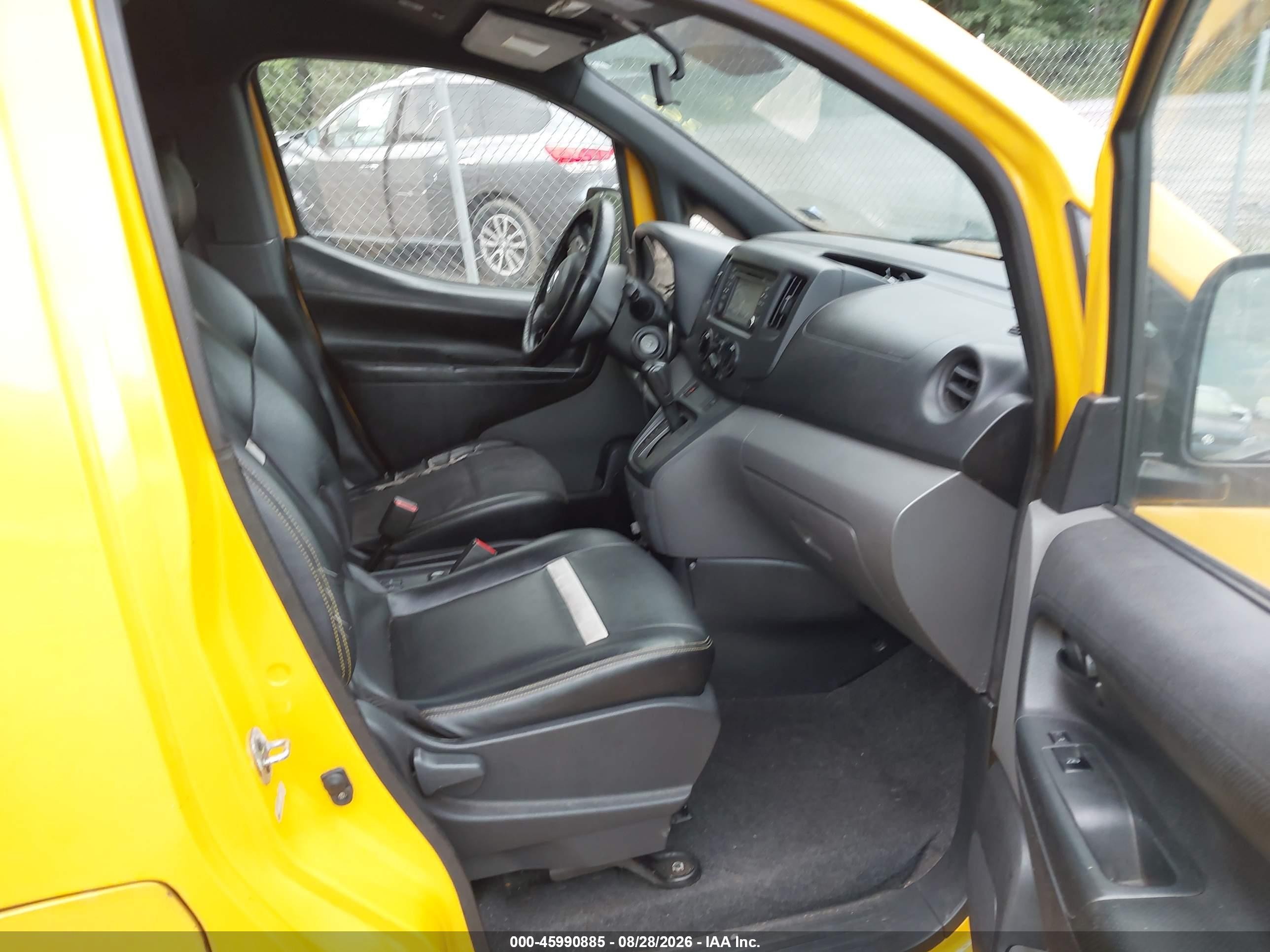 2014 Nissan Nv200 Taxi Yellow vin: 3N8CM0JT0EK690542