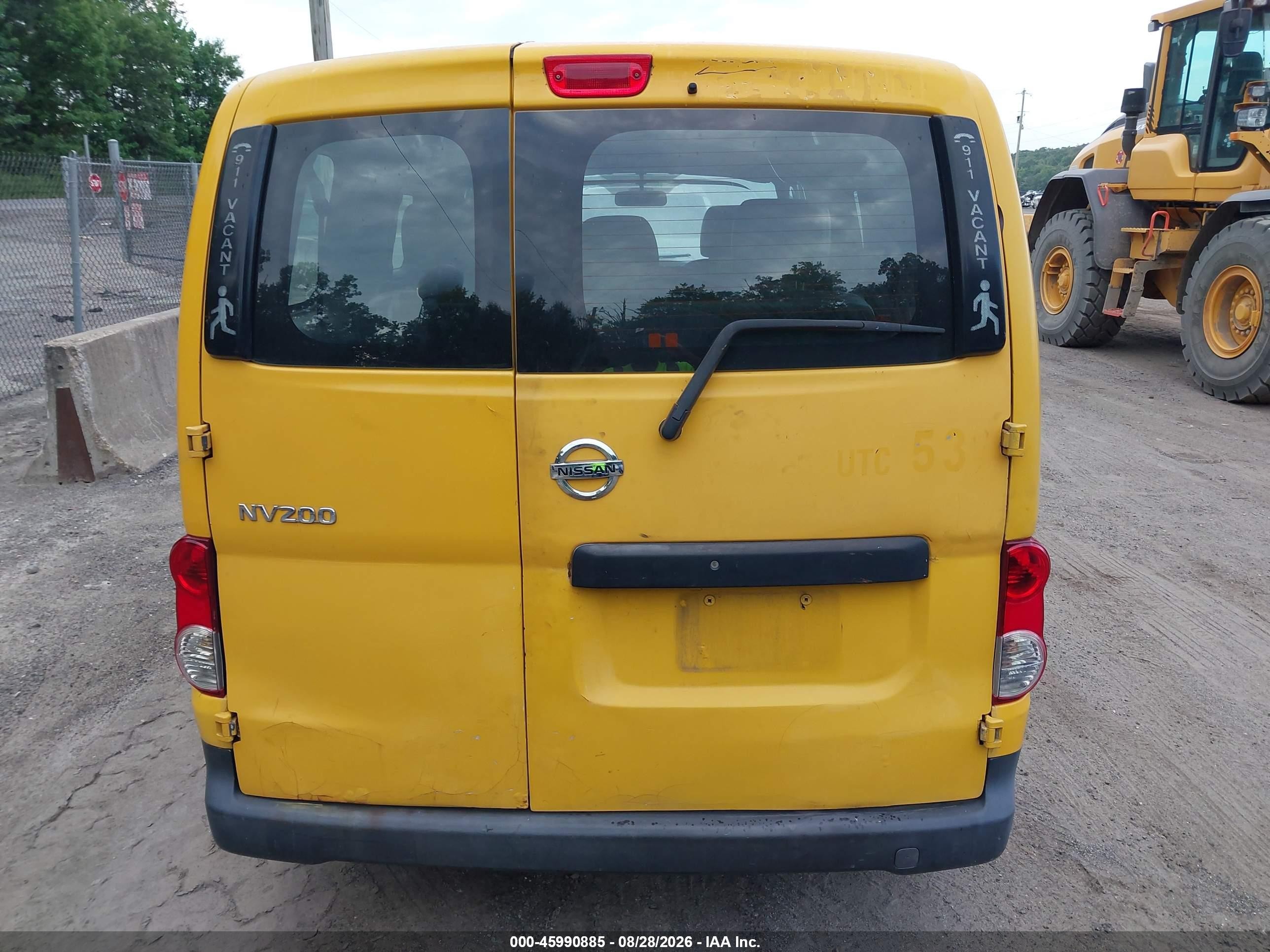 2014 Nissan Nv200 Taxi Yellow vin: 3N8CM0JT0EK690542