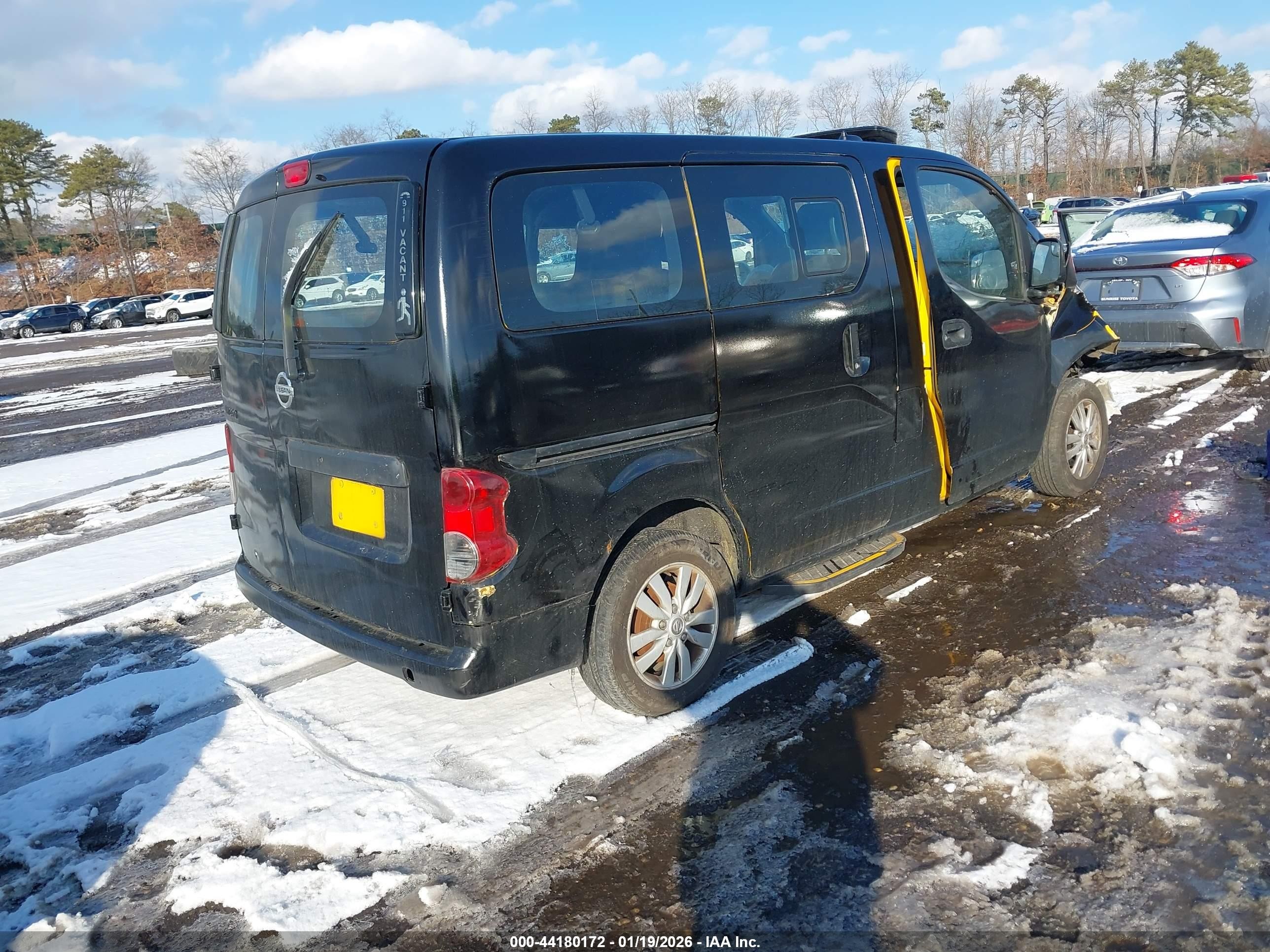 2014 Nissan Nv200 Taxi   Черный vin: 3N8CM0JT5EK690553