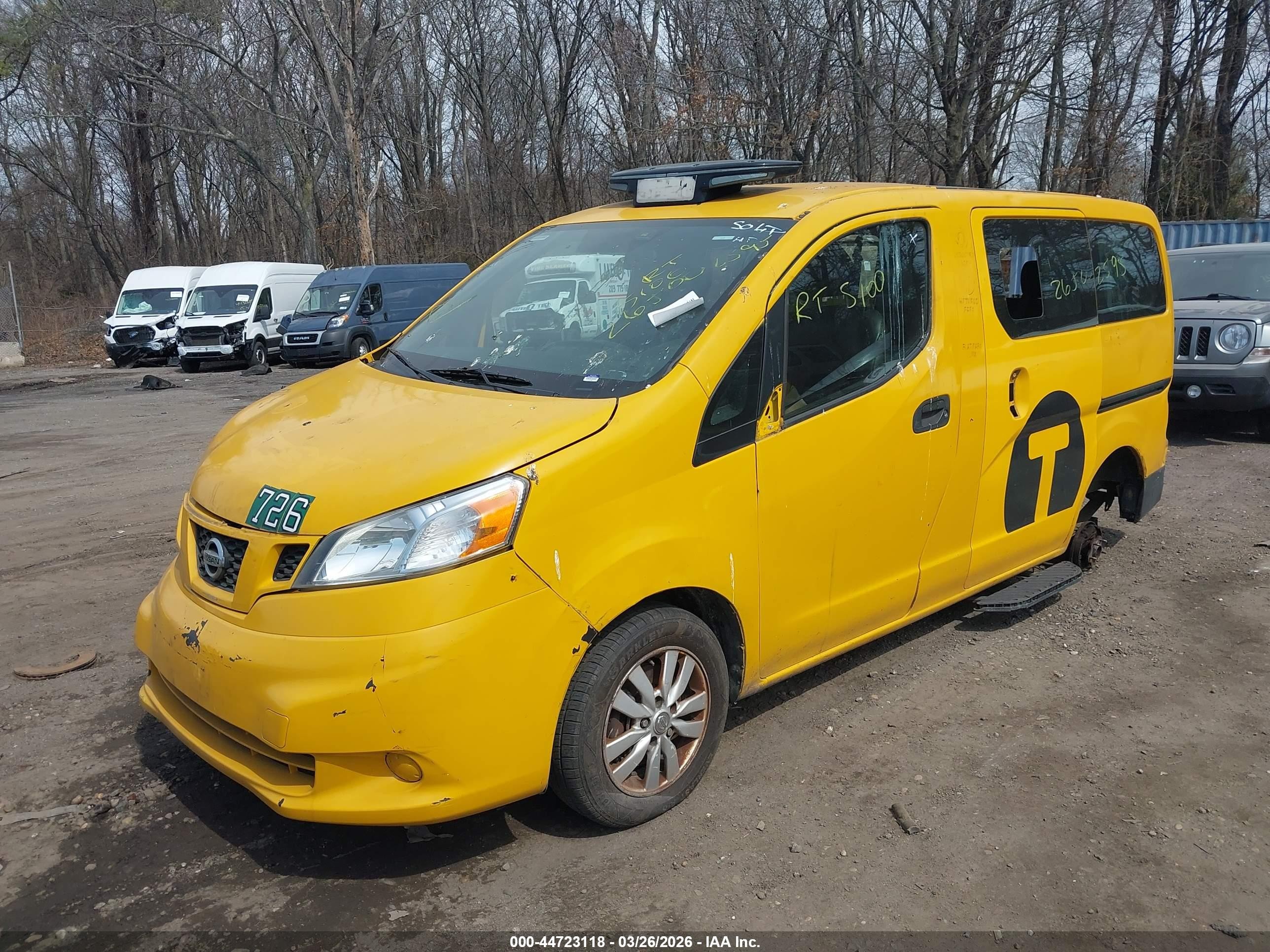 2015 Nissan Nv200 Taxi   Желтый vin: 3N8CM0JT8FK710408