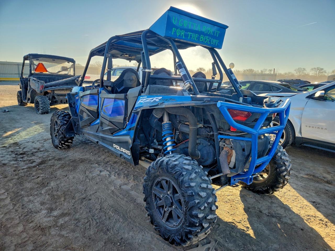 2015 Polaris Rzr Xp 1000 Utility Vehicle Blue vin: 3NSVFE996FF376830