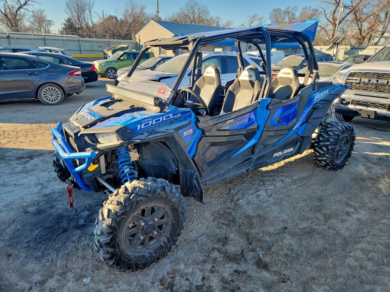 2015 Polaris Rzr Xp 1000 Utility Vehicle Blue vin: 3NSVFE996FF376830