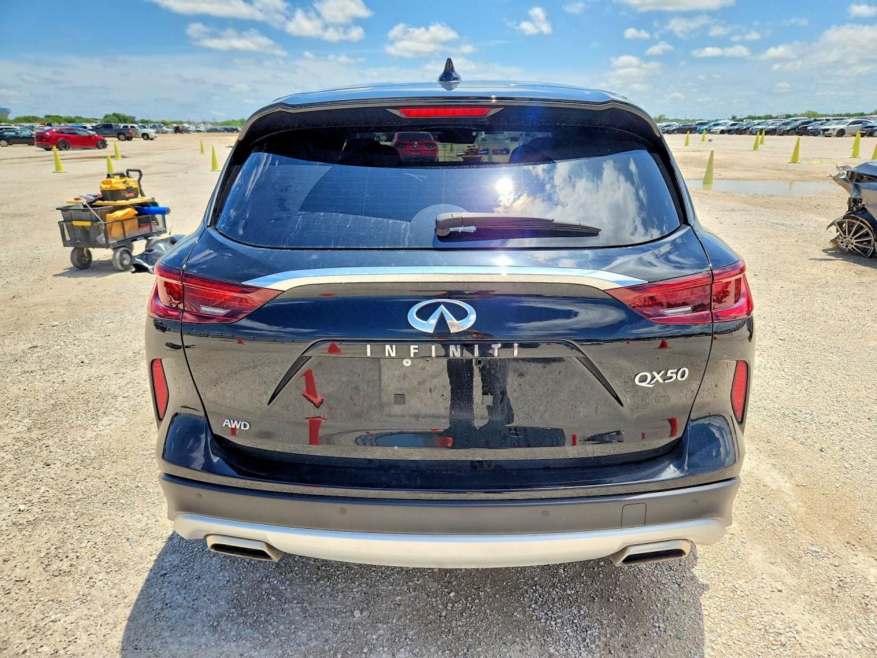 2025 Infiniti Qx50 Pure Black vin: 3PCAJ5AB6SF108237