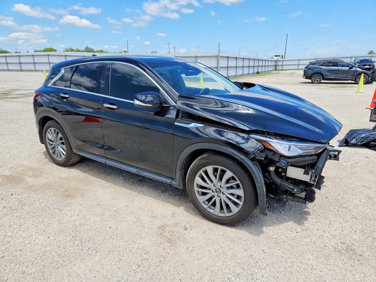 2025 Infiniti Qx50 Pure Black vin: 3PCAJ5AB6SF108237