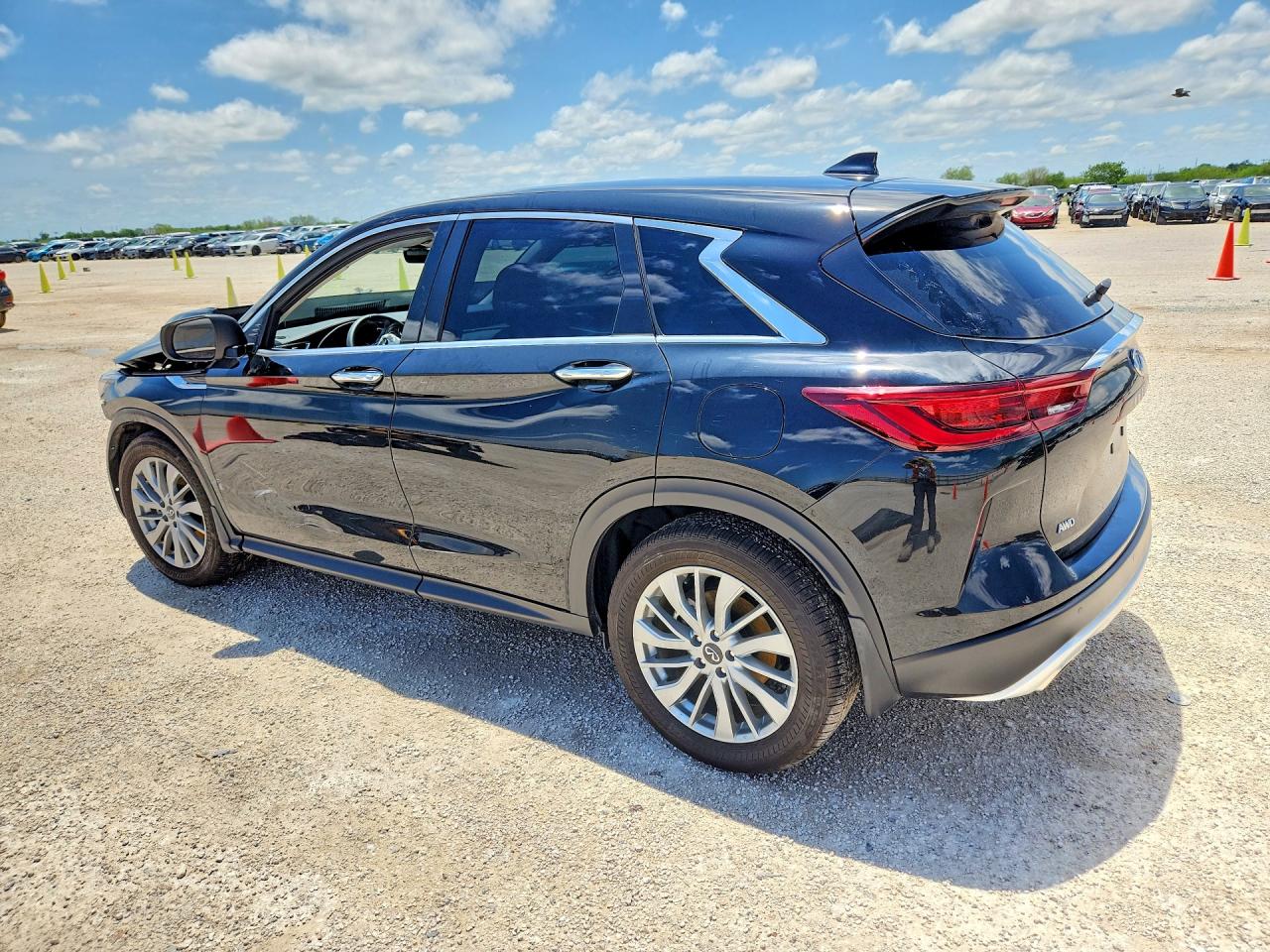 2025 Infiniti Qx50 Pure Black vin: 3PCAJ5AB6SF108237
