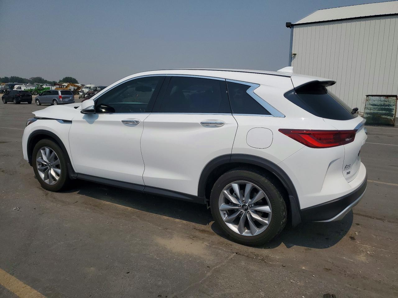 2022 Infiniti Qx50 Pure White vin: 3PCAJ5AB9NF121407