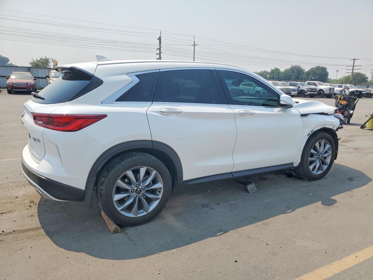 2022 Infiniti Qx50 Pure White vin: 3PCAJ5AB9NF121407