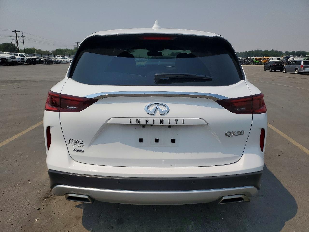 2022 Infiniti Qx50 Pure White vin: 3PCAJ5AB9NF121407
