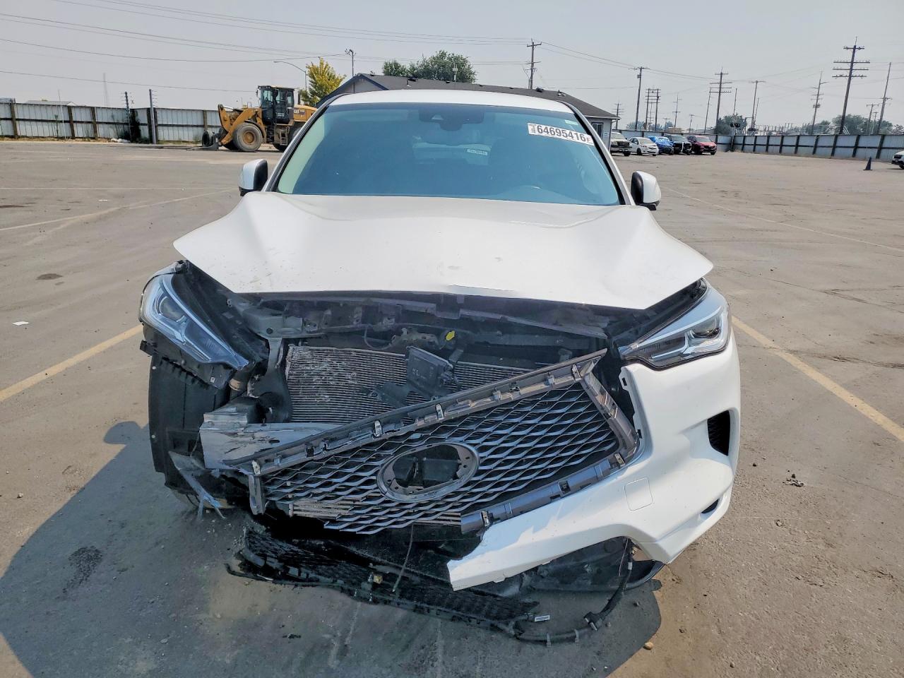 2022 Infiniti Qx50 Pure White vin: 3PCAJ5AB9NF121407
