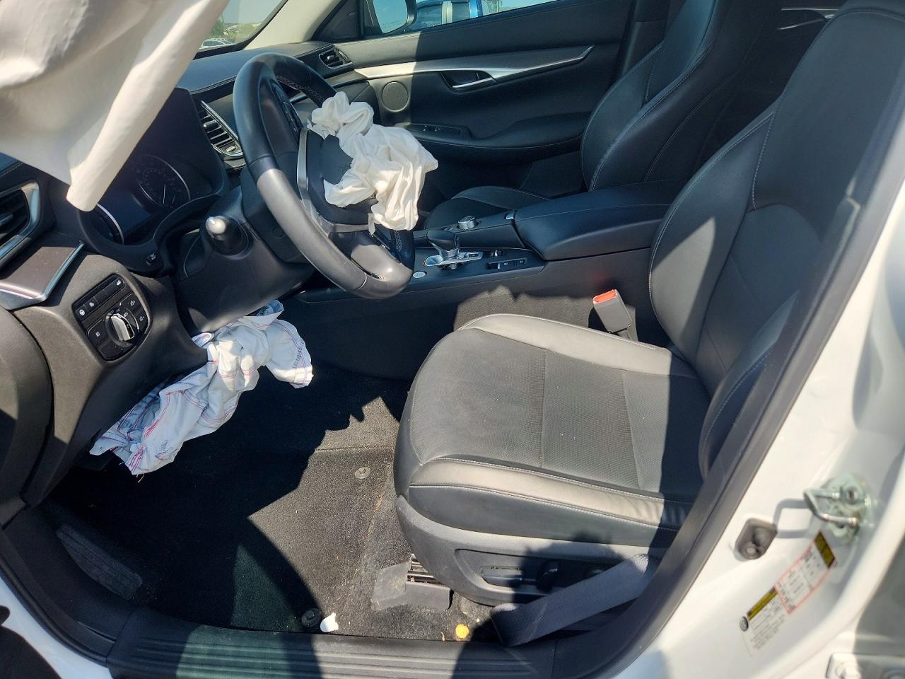 2022 Infiniti Qx50 Luxe White vin: 3PCAJ5BA1NF111685