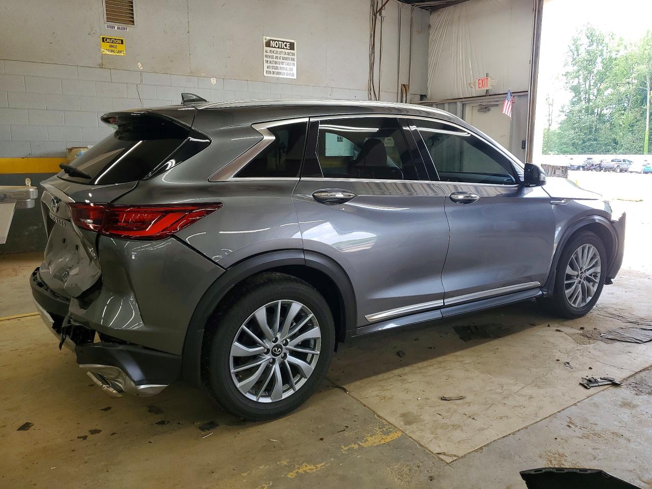 2023 Infiniti Qx50 Luxe Gray vin: 3PCAJ5BA6PF121230