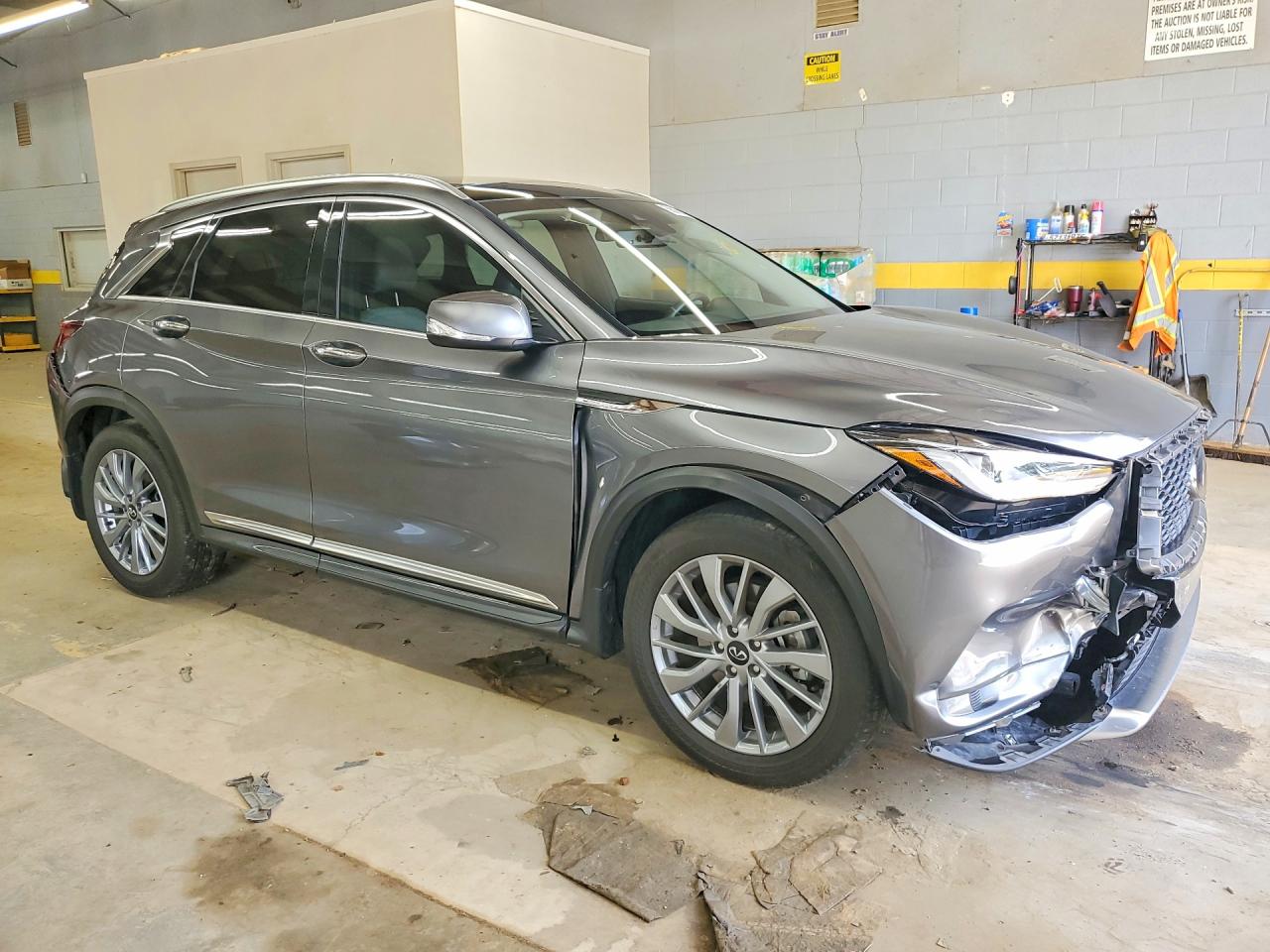 2023 Infiniti Qx50 Luxe Gray vin: 3PCAJ5BA6PF121230