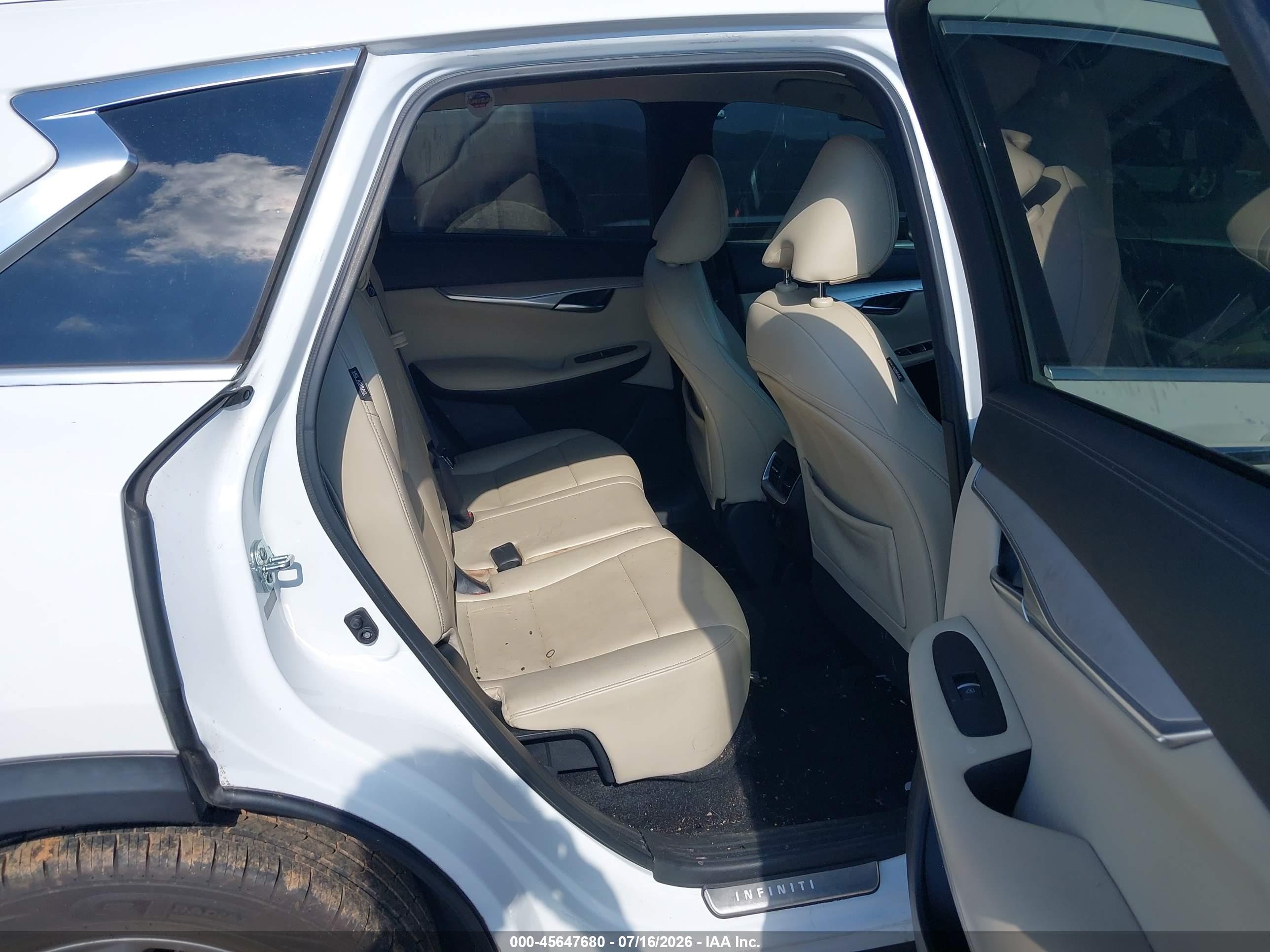 2021 Infiniti Qx50 Luxe White vin: 3PCAJ5BA7MF109003