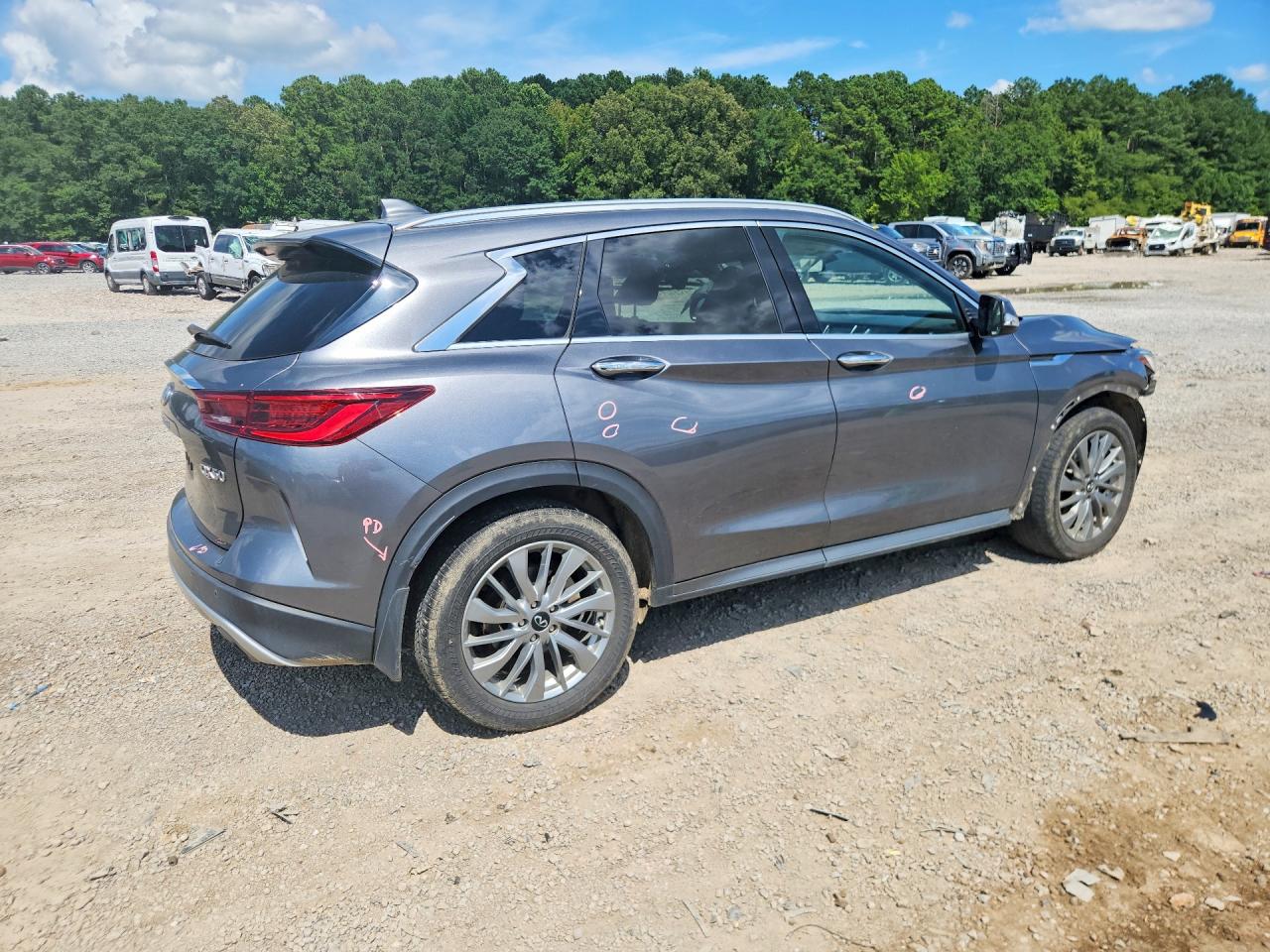 2023 Infiniti Qx50 Luxe Gray vin: 3PCAJ5BA7PF107014