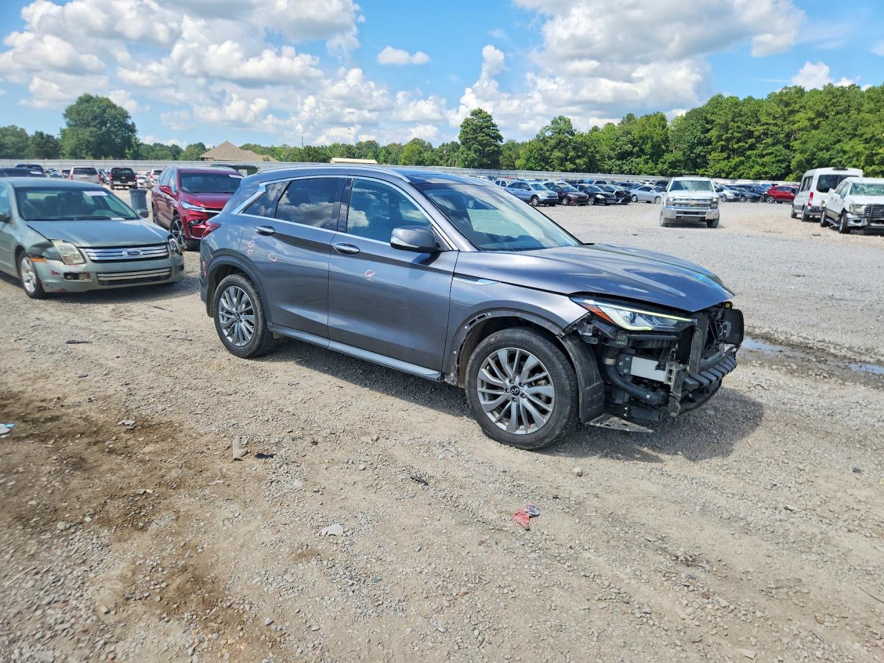 2023 Infiniti Qx50 Luxe Gray vin: 3PCAJ5BA7PF107014