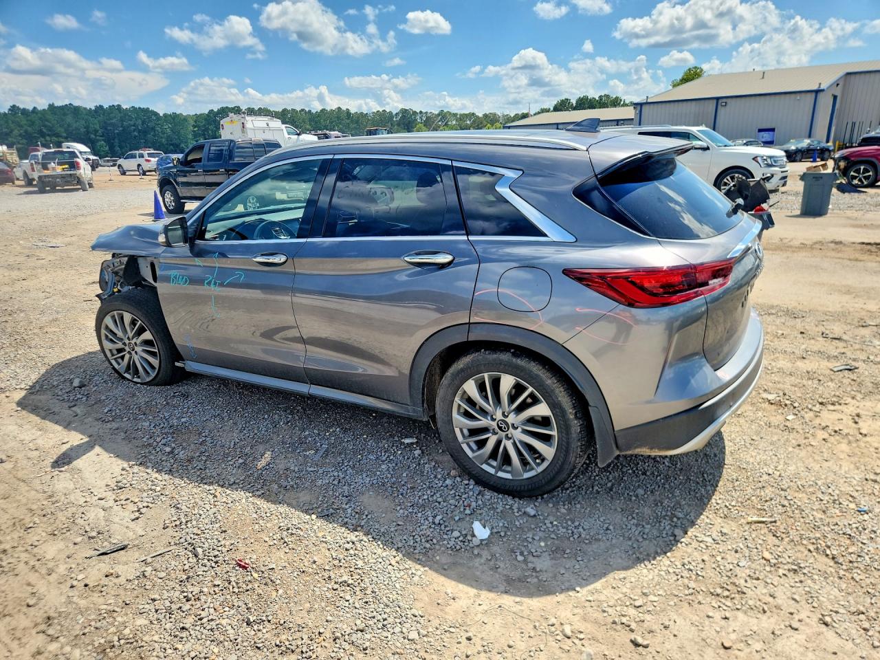 2023 Infiniti Qx50 Luxe Gray vin: 3PCAJ5BA7PF107014