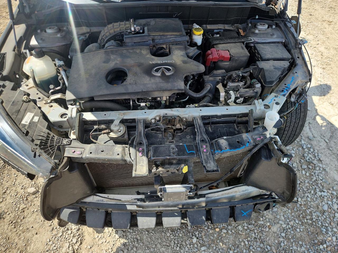2023 Infiniti Qx50 Luxe Gray vin: 3PCAJ5BA7PF107014
