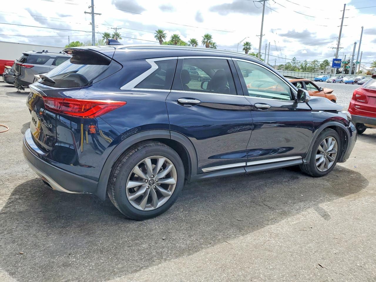 2021 Infiniti Qx50 Luxe Blue vin: 3PCAJ5BA8MF106921