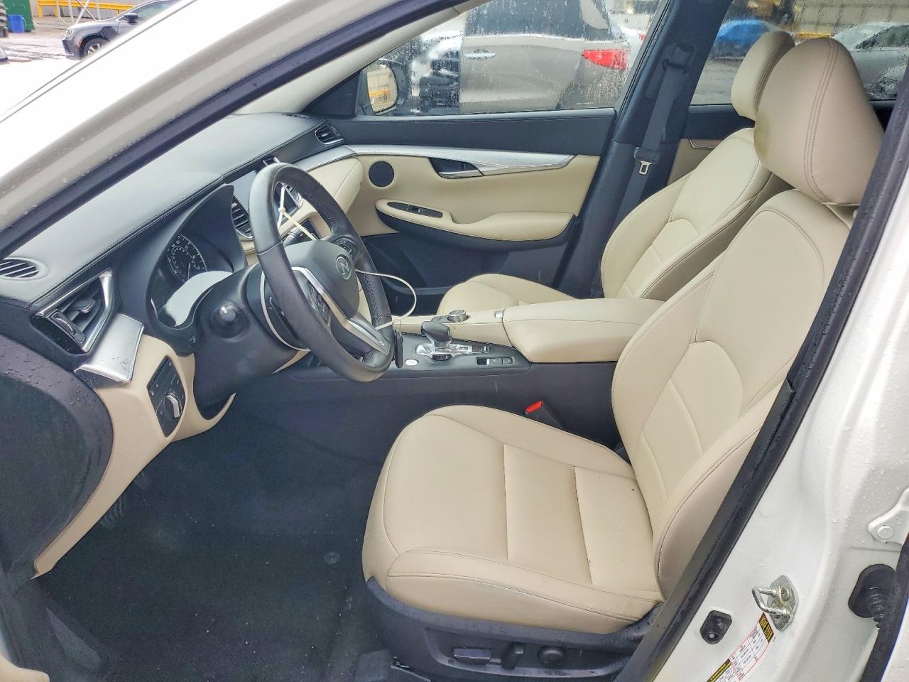 2021 Infiniti Qx50 Luxe White vin: 3PCAJ5BA8MF122388