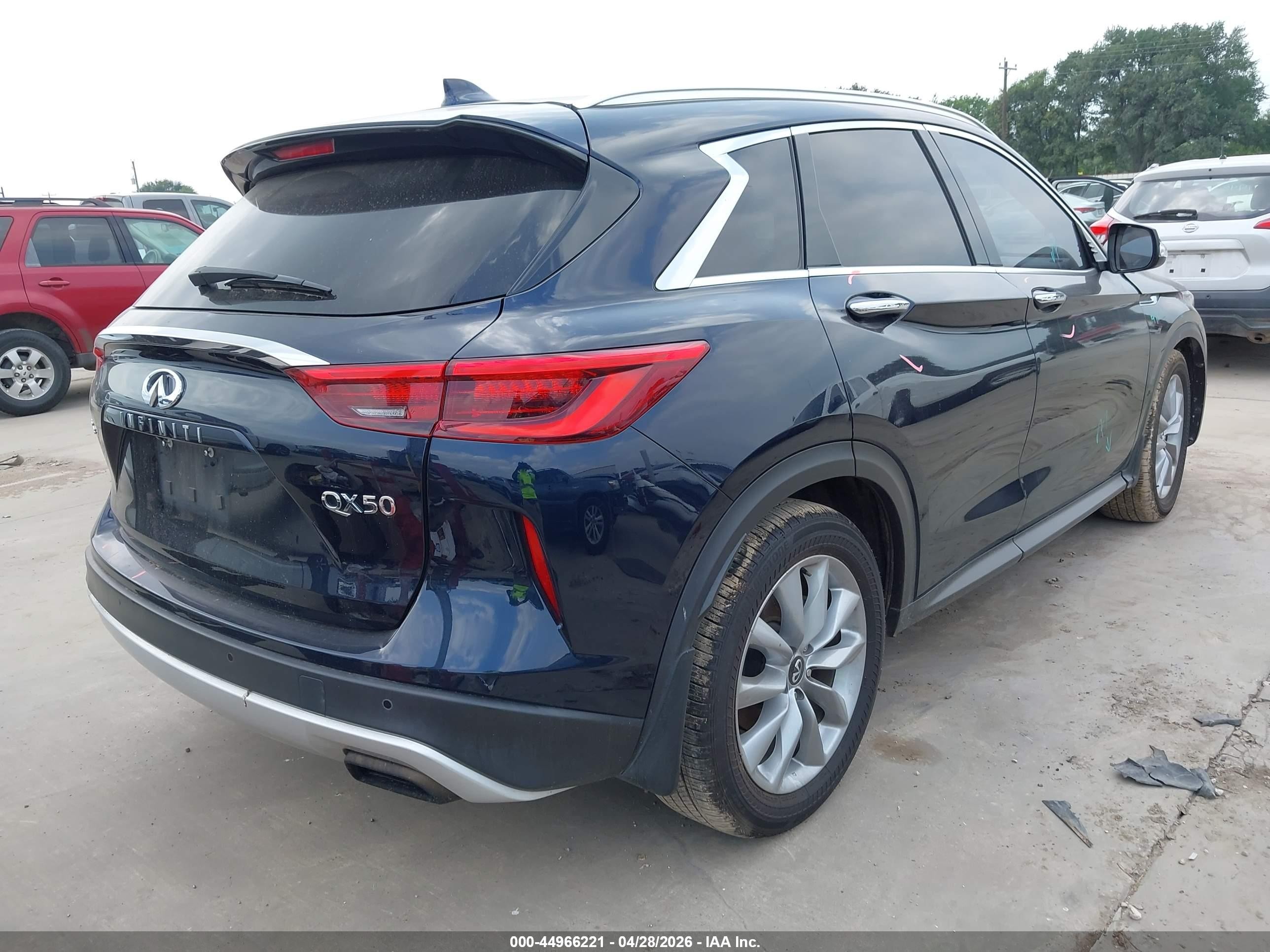 2021 Infiniti Qx50 Luxe Blue vin: 3PCAJ5BA9MF108077