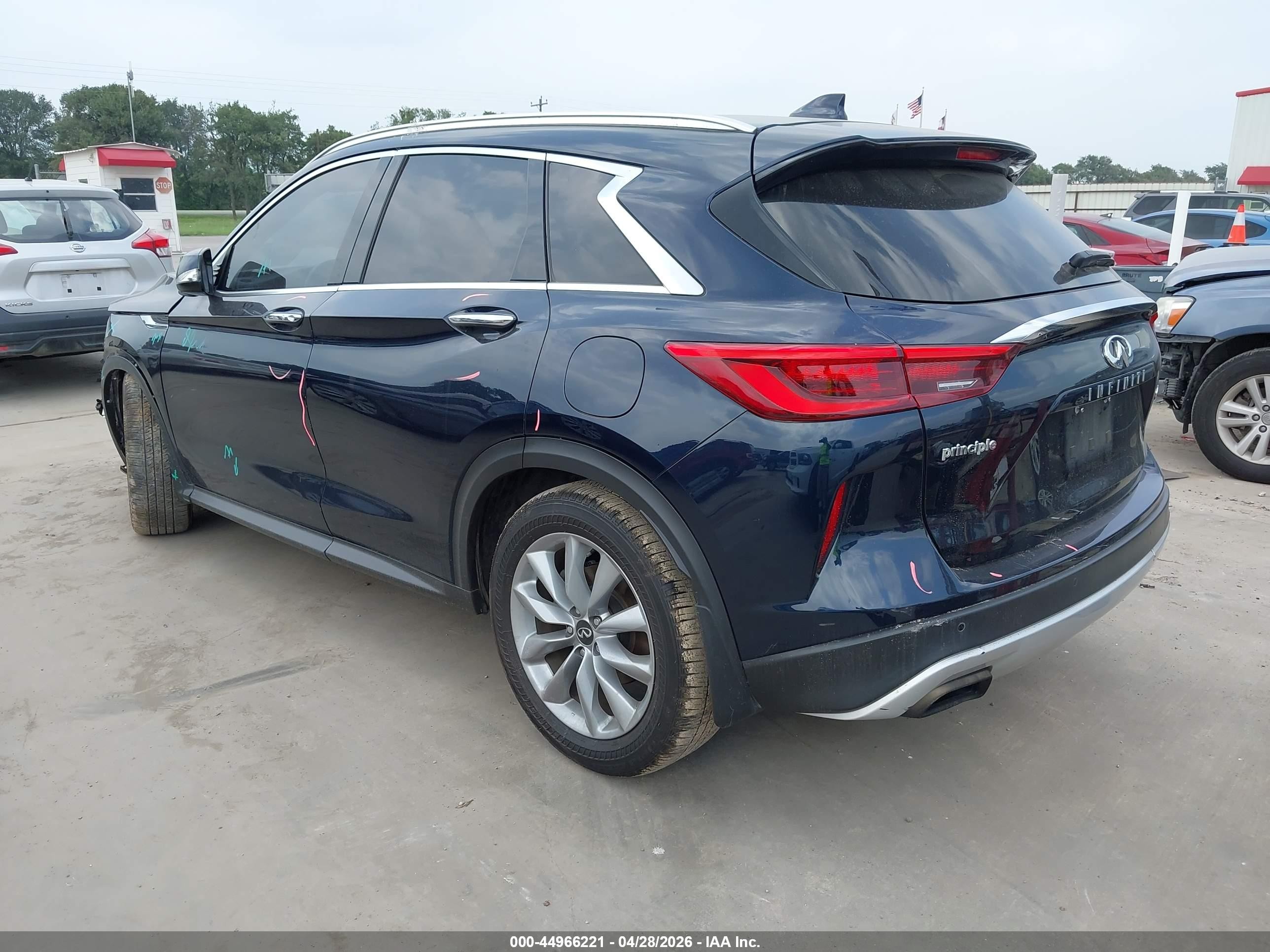 2021 Infiniti Qx50 Luxe Blue vin: 3PCAJ5BA9MF108077