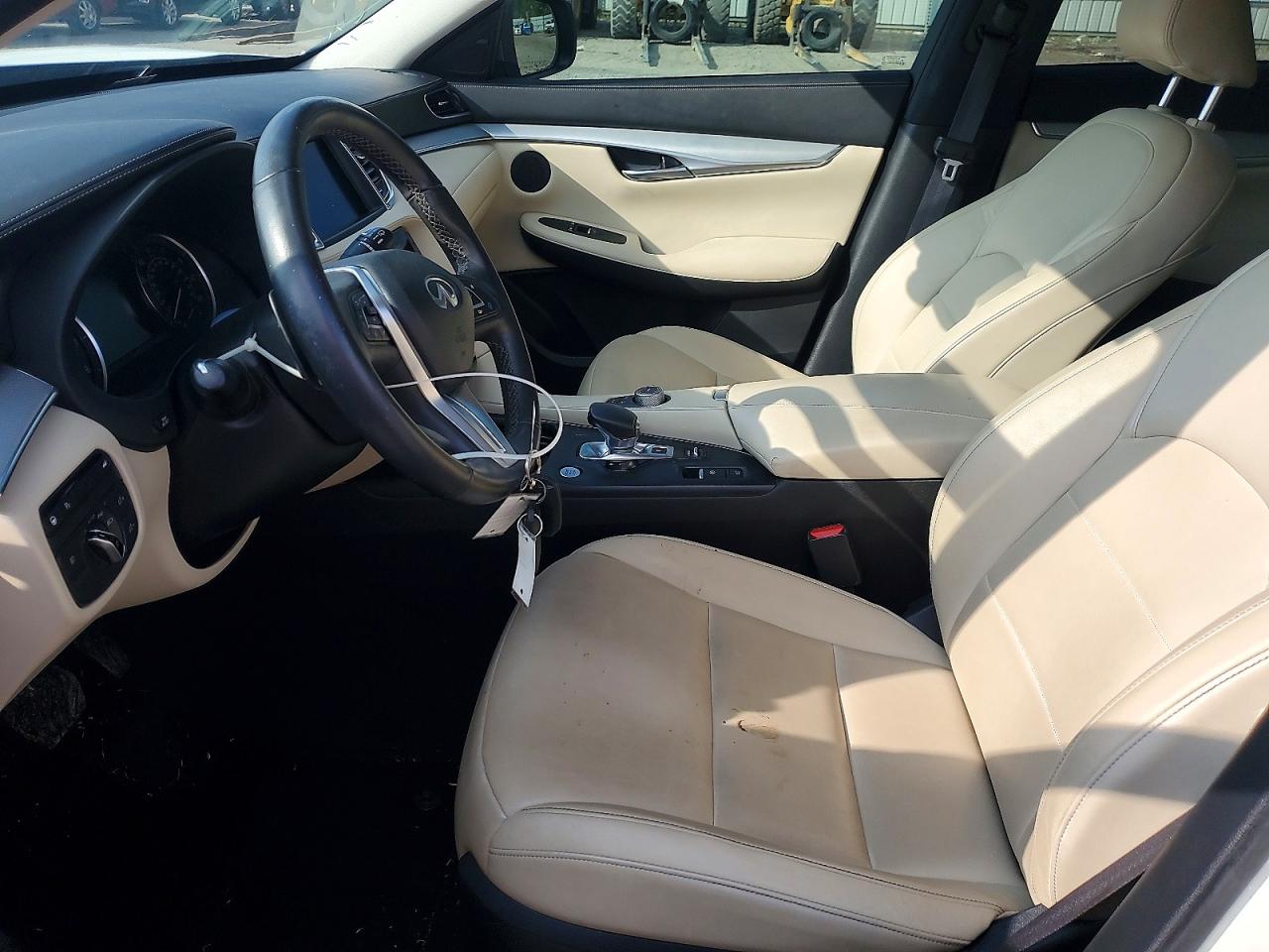 2021 Infiniti Qx50 Luxe White vin: 3PCAJ5BAXMF124031