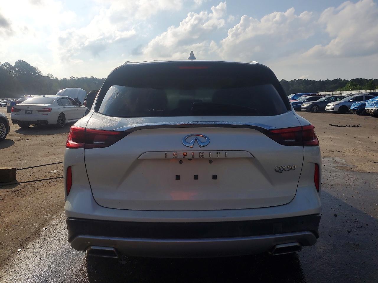 2021 Infiniti Qx50 Luxe White vin: 3PCAJ5BAXMF124031