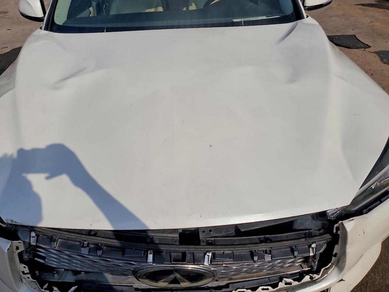2021 Infiniti Qx50 Luxe White vin: 3PCAJ5BAXMF124031