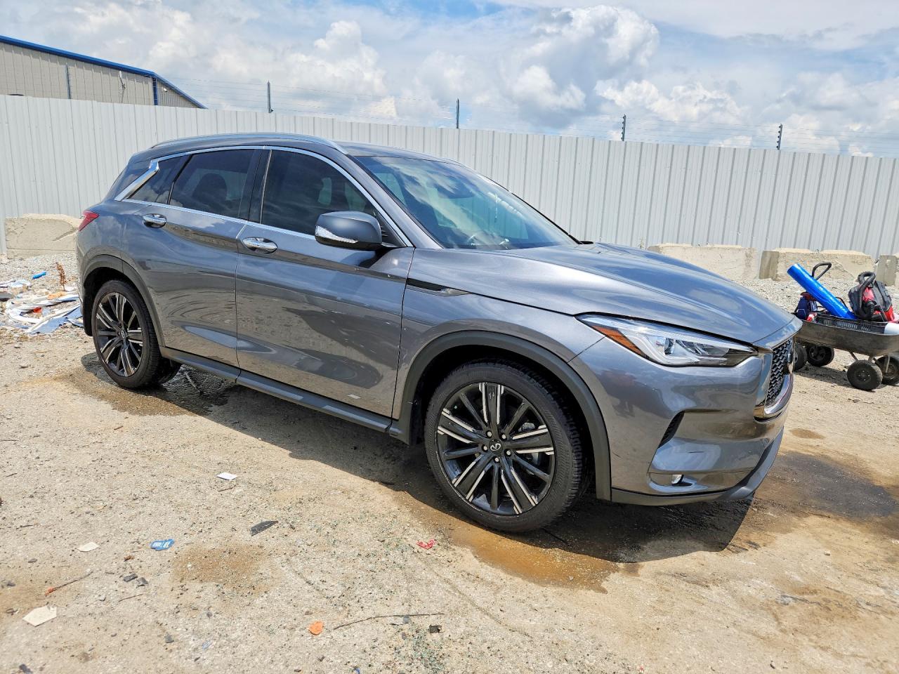 2021 Infiniti Qx50 Luxe Gray vin: 3PCAJ5BB5MF114872