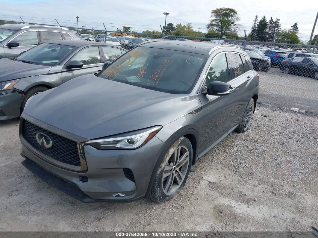 2021 Infiniti Qx50 Luxe Awd Серый vin: 3PCAJ5BB6MF121037