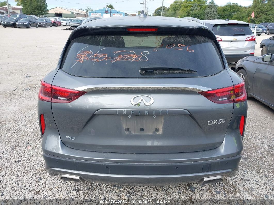 2021 Infiniti Qx50 Luxe Awd Серый vin: 3PCAJ5BB6MF121037