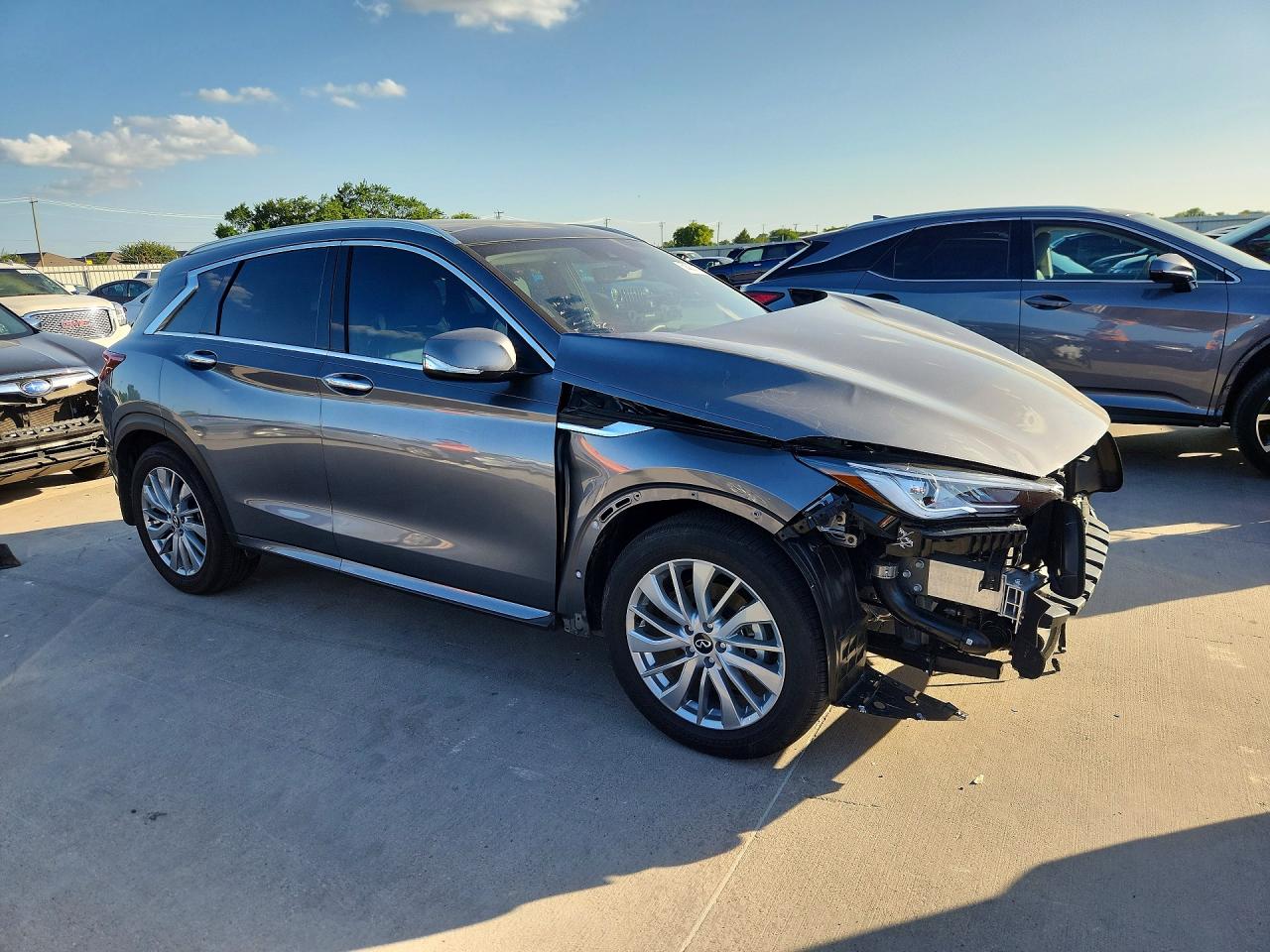 2025 Infiniti Qx50 Luxe Silver vin: 3PCAJ5BB6SF109161
