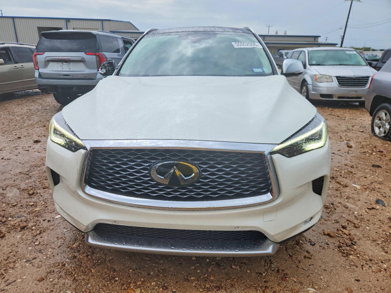 2021 Infiniti Qx50 Essential White vin: 3PCAJ5CA0MF122948