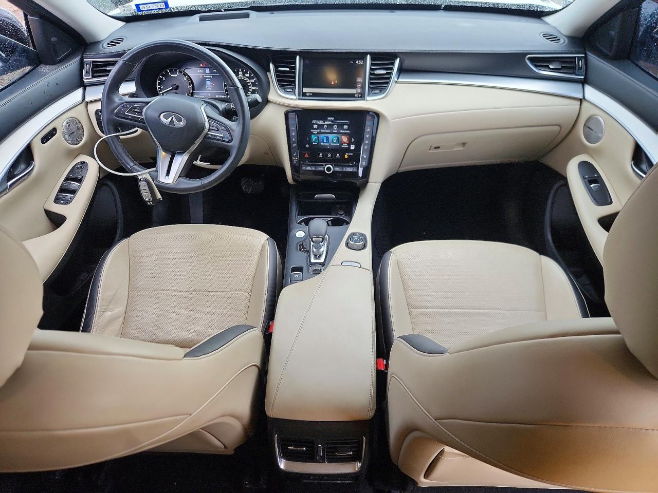 2021 Infiniti Qx50 Essential White vin: 3PCAJ5CA0MF122948