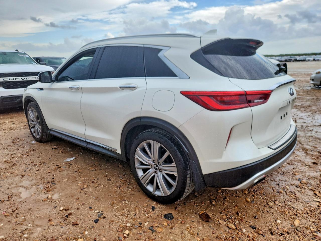 2021 Infiniti Qx50 Essential White vin: 3PCAJ5CA0MF122948