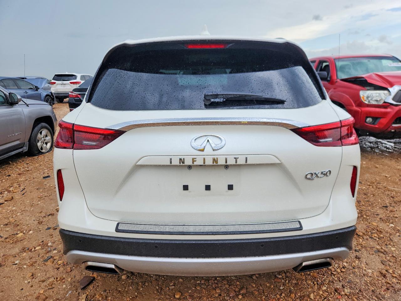 2021 Infiniti Qx50 Essential White vin: 3PCAJ5CA0MF122948