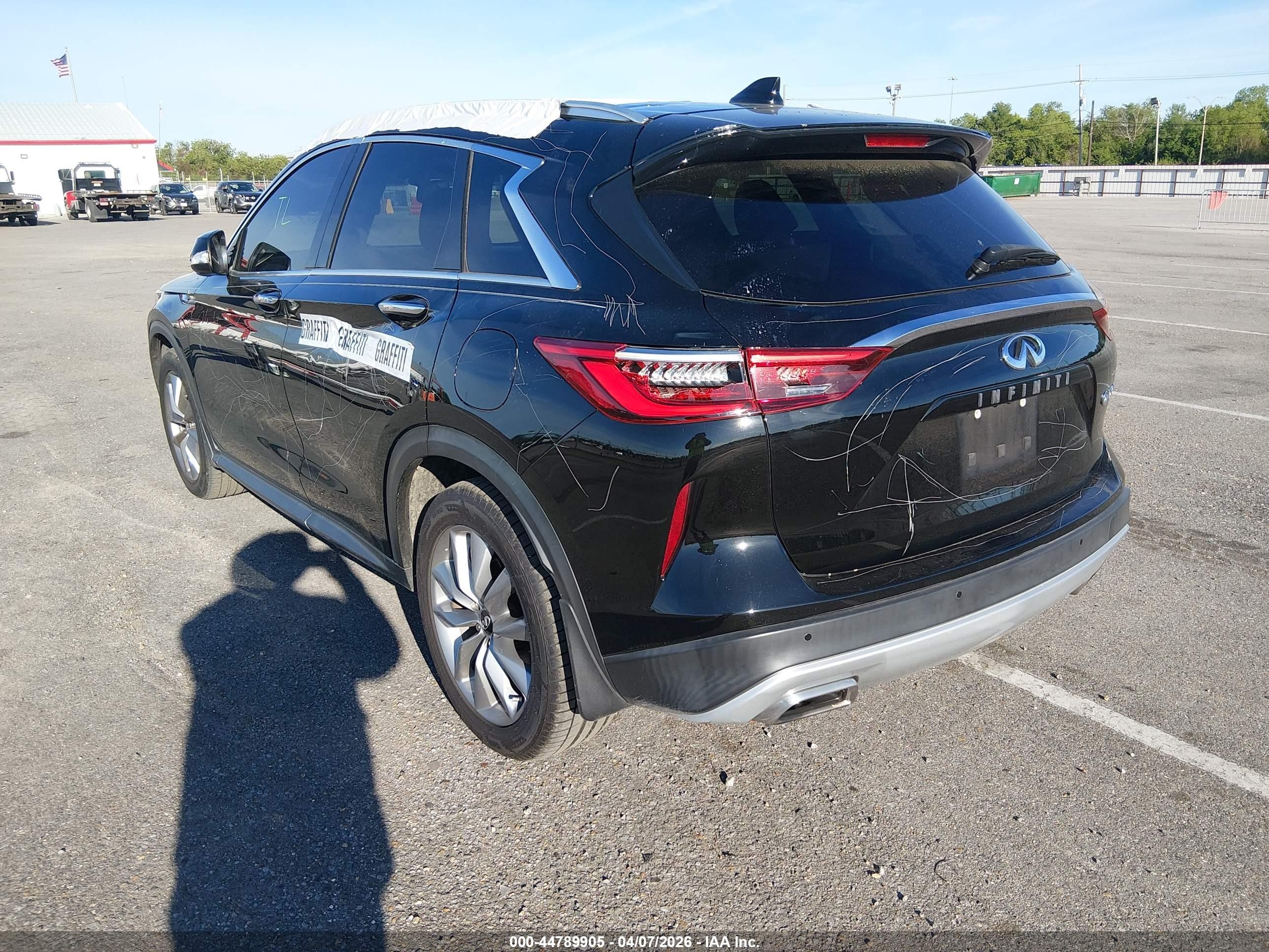 2021 Infiniti Qx50 Essential Black vin: 3PCAJ5CA2MF124068