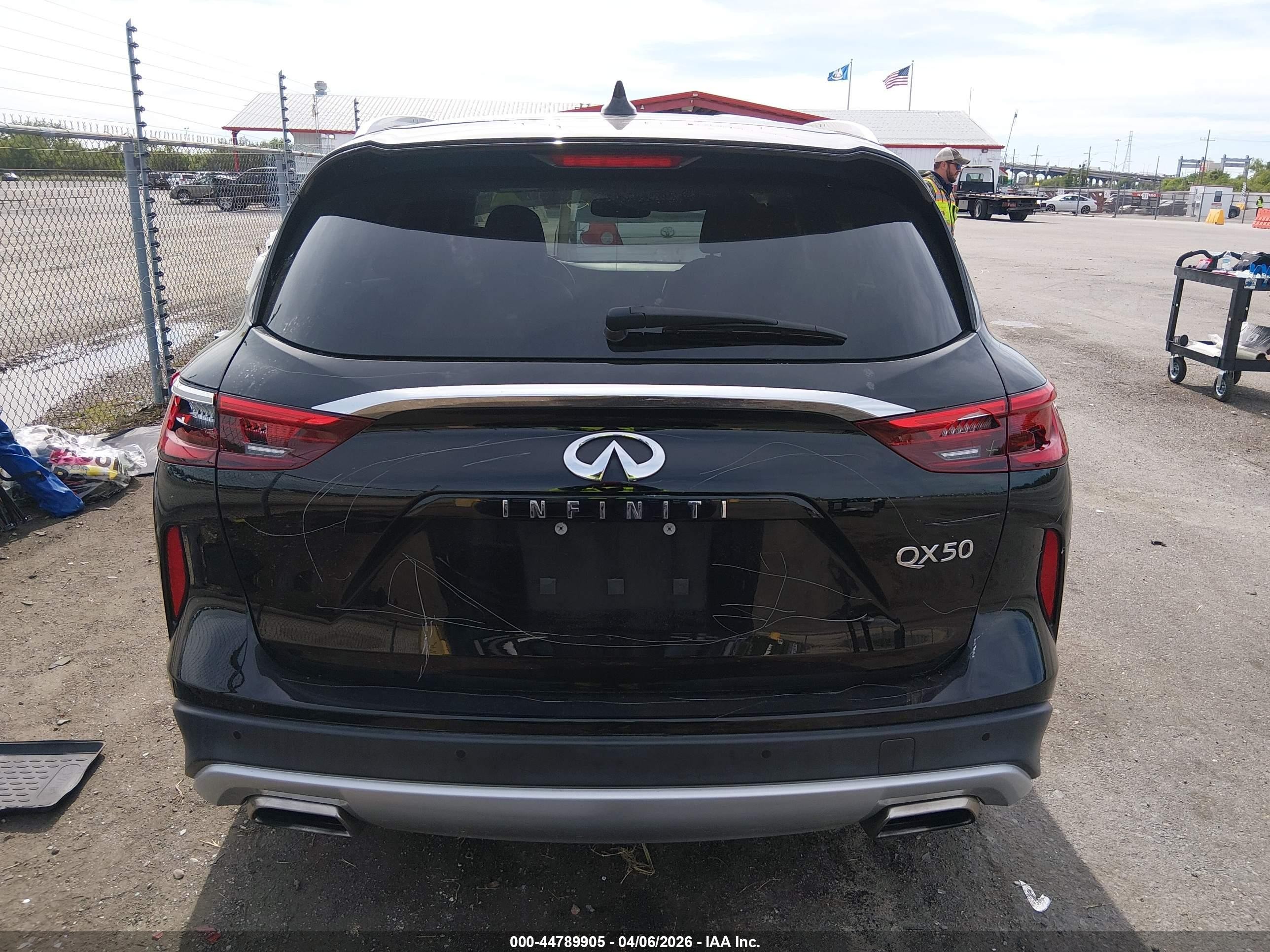 2021 Infiniti Qx50 Essential Black vin: 3PCAJ5CA2MF124068