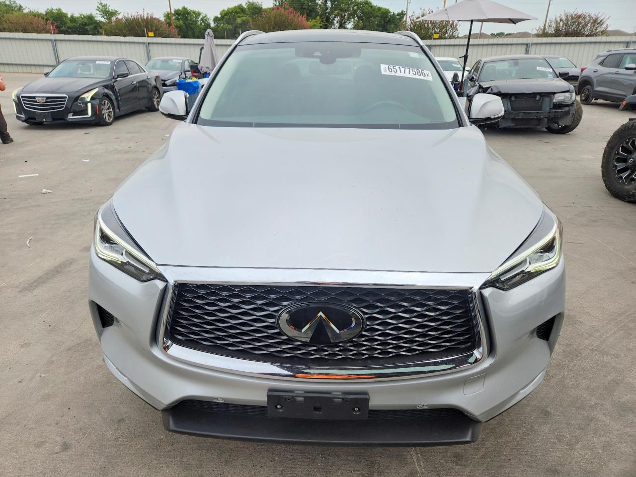 2021 Infiniti Qx50 Essential Silver vin: 3PCAJ5CA4MF107448
