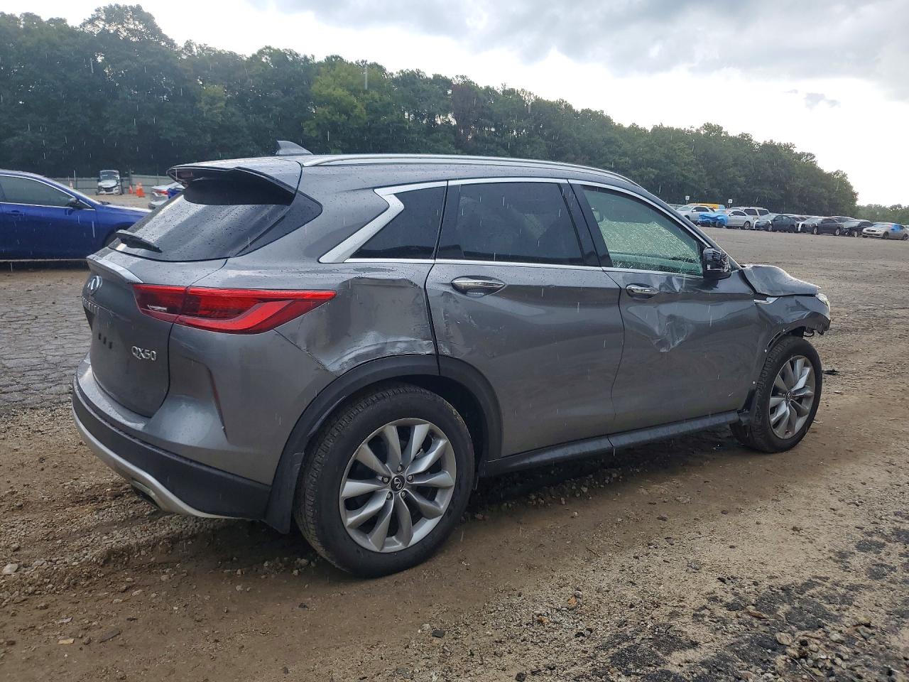 2021 Infiniti Qx50 Essential Gray vin: 3PCAJ5CA7MF124180