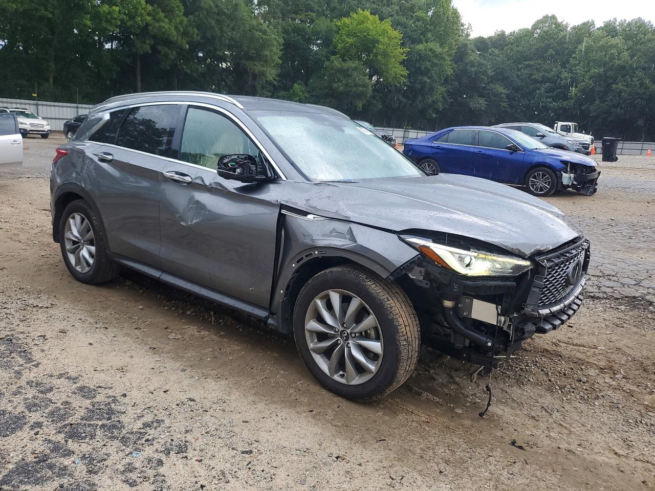 2021 Infiniti Qx50 Essential Gray vin: 3PCAJ5CA7MF124180