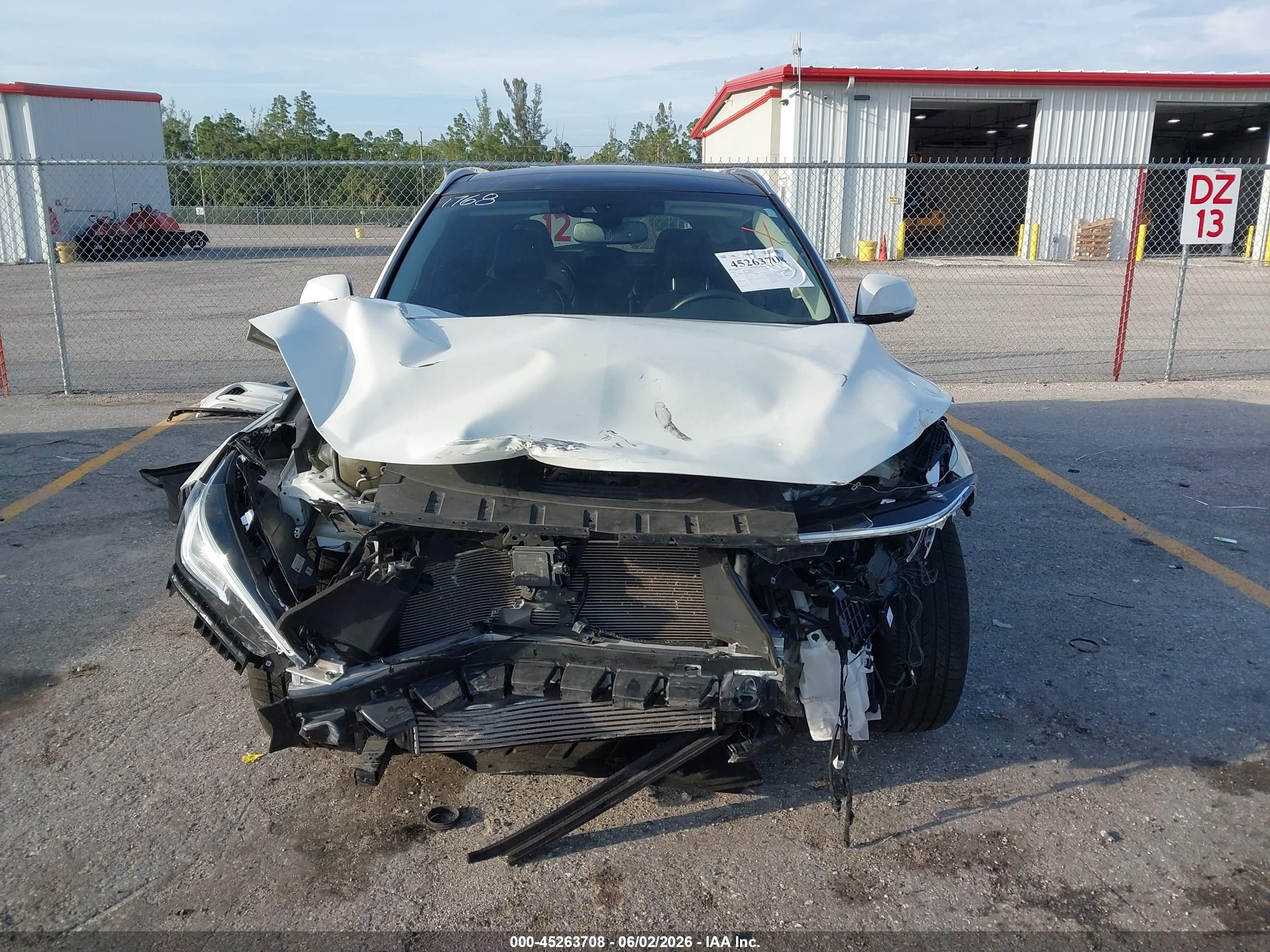 2021 Infiniti Qx50 Sensory White vin: 3PCAJ5CA9MF111768