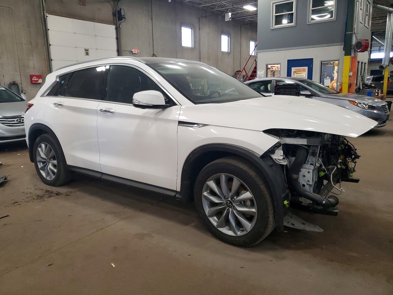 2021 Infiniti Qx50 Essential White vin: 3PCAJ5CB1MF124524