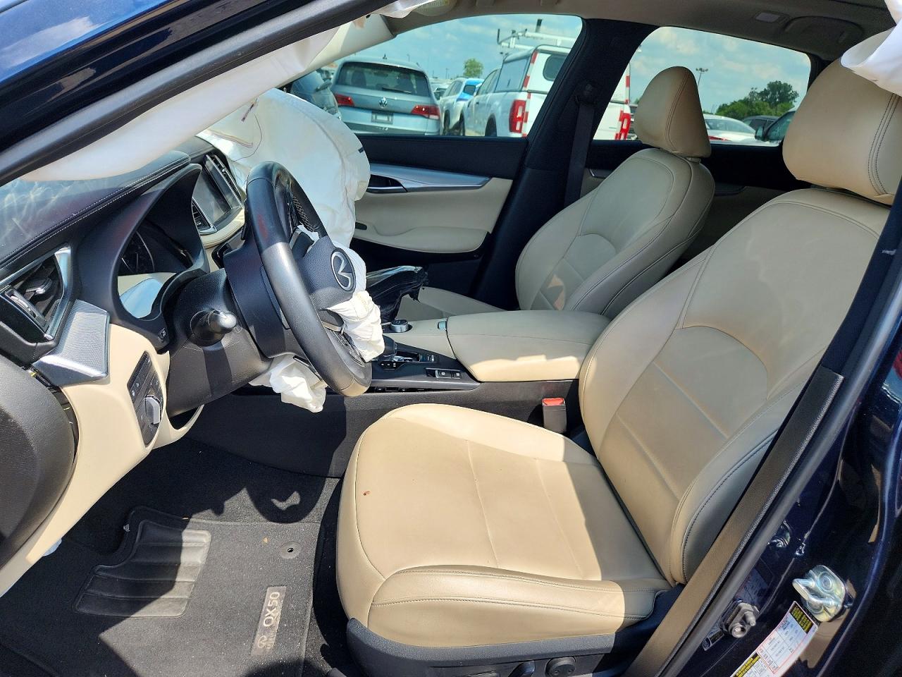 2021 Infiniti Qx50 Essential Blue vin: 3PCAJ5CB4MF110939