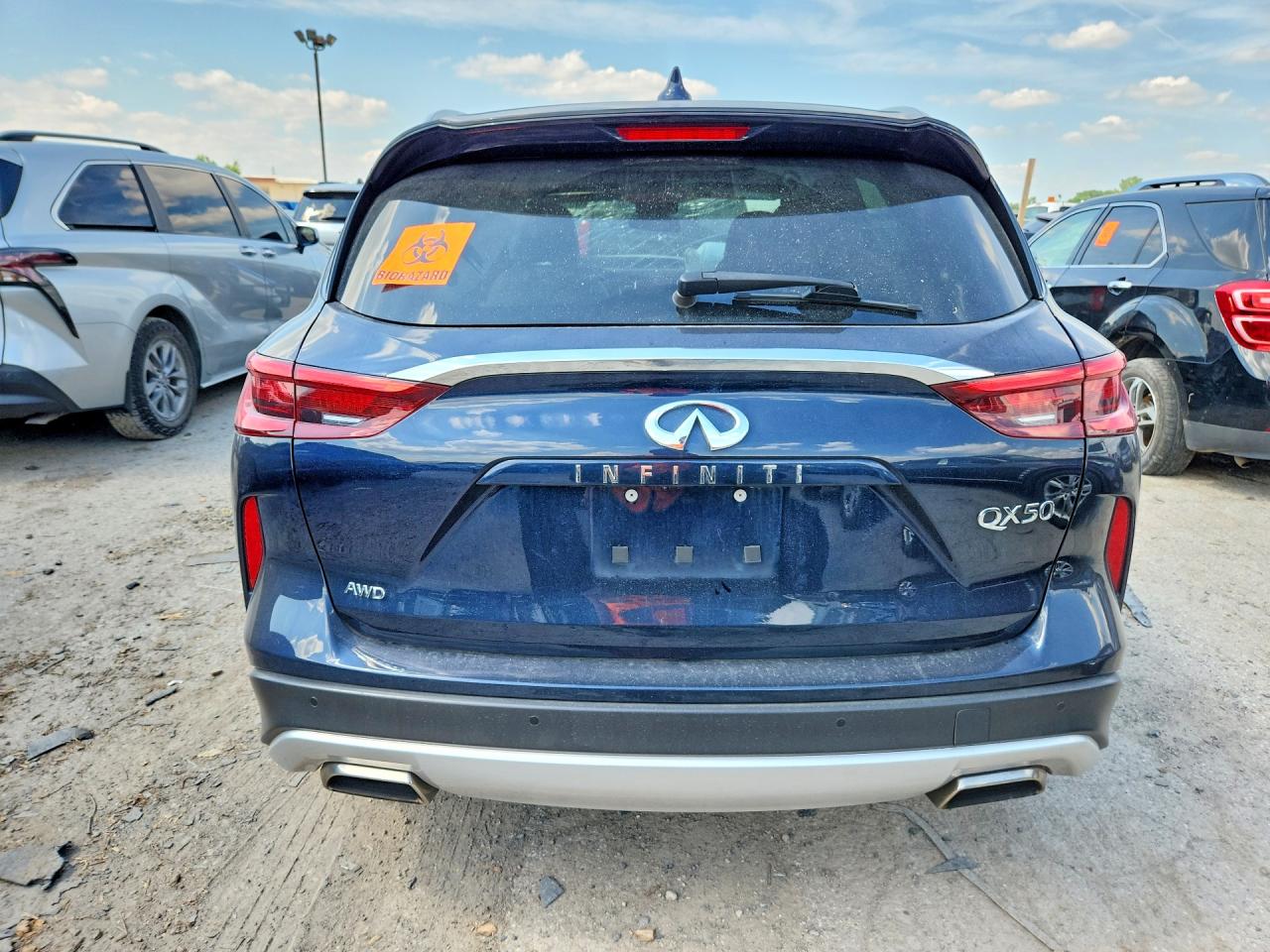 2021 Infiniti Qx50 Essential Blue vin: 3PCAJ5CB4MF110939