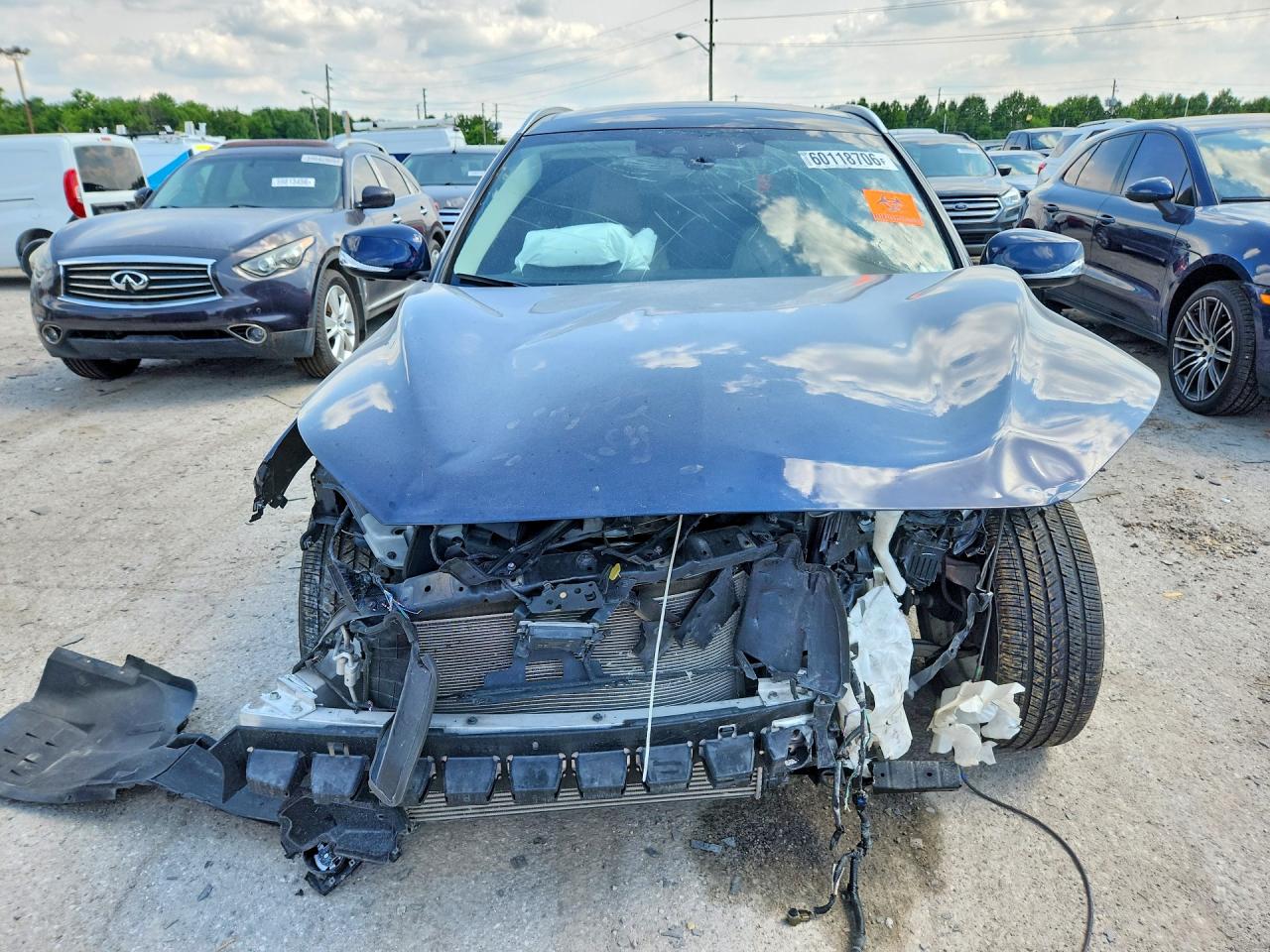 2021 Infiniti Qx50 Essential Blue vin: 3PCAJ5CB4MF110939