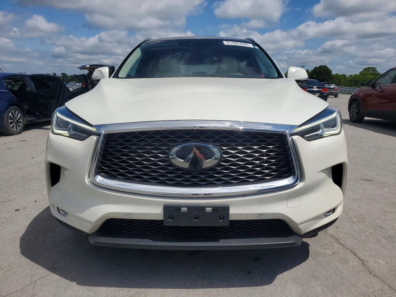 2021 Infiniti Qx50 Essential White vin: 3PCAJ5CB7MF115231