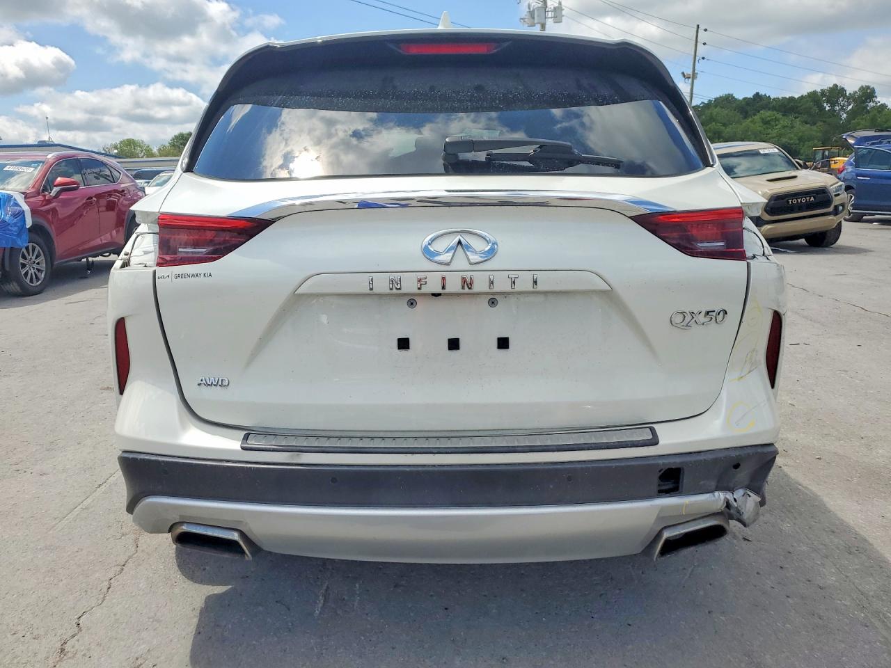 2021 Infiniti Qx50 Essential White vin: 3PCAJ5CB7MF115231